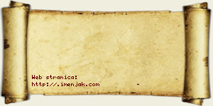 Jana Mijalković vizit kartica